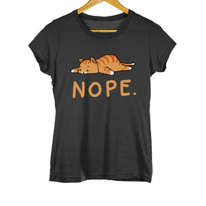 Black Summer Girl Tee Tops 100% Cotton Fashion Short Sleeve Tshirt