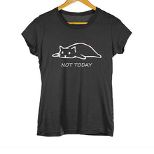 Load image into Gallery viewer, Black Summer Girl Tee Tops 100% Cotton Fashion Short Sleeve Tshirt