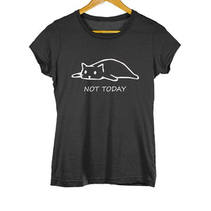 Black Summer Girl Tee Tops 100% Cotton Fashion Short Sleeve Tshirt
